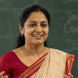 Teacher in a classroom