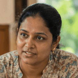 Teacher during a tuition session